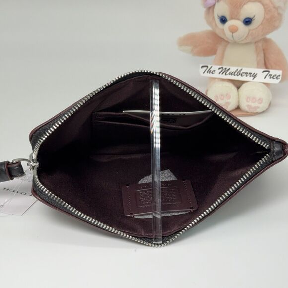 Coach X Mint + Serf Large Corner Zip Wristlet In Signature Canvas CM673 NWT - Picture 3 of 5